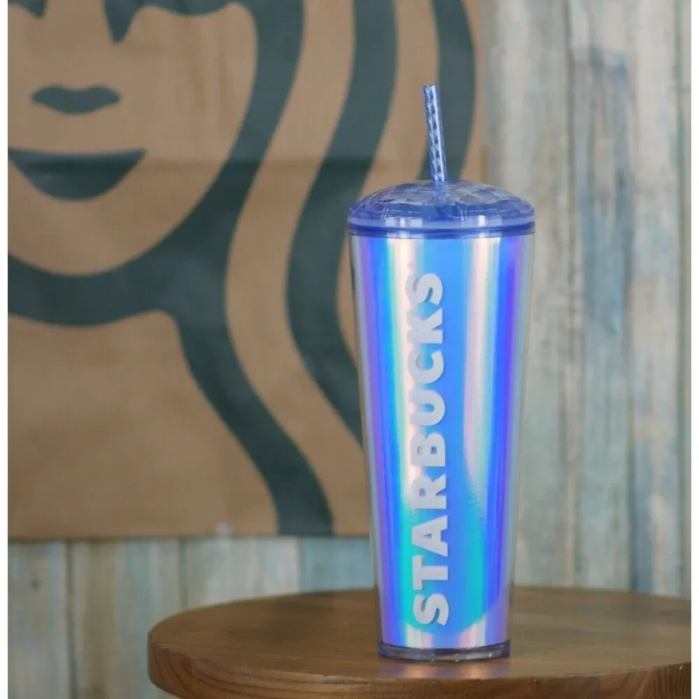 Starbucks Iridescent Holographic Kaleidoscope Venti 24oz Cold Cup